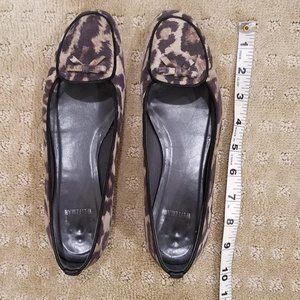 Stuart Weitzman animal print leather\suede shoes